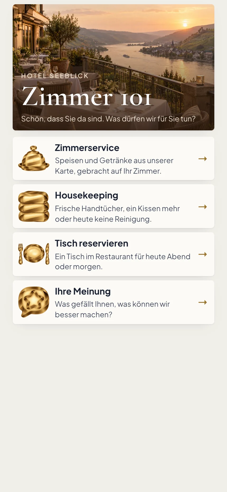 Die Zimmerseite