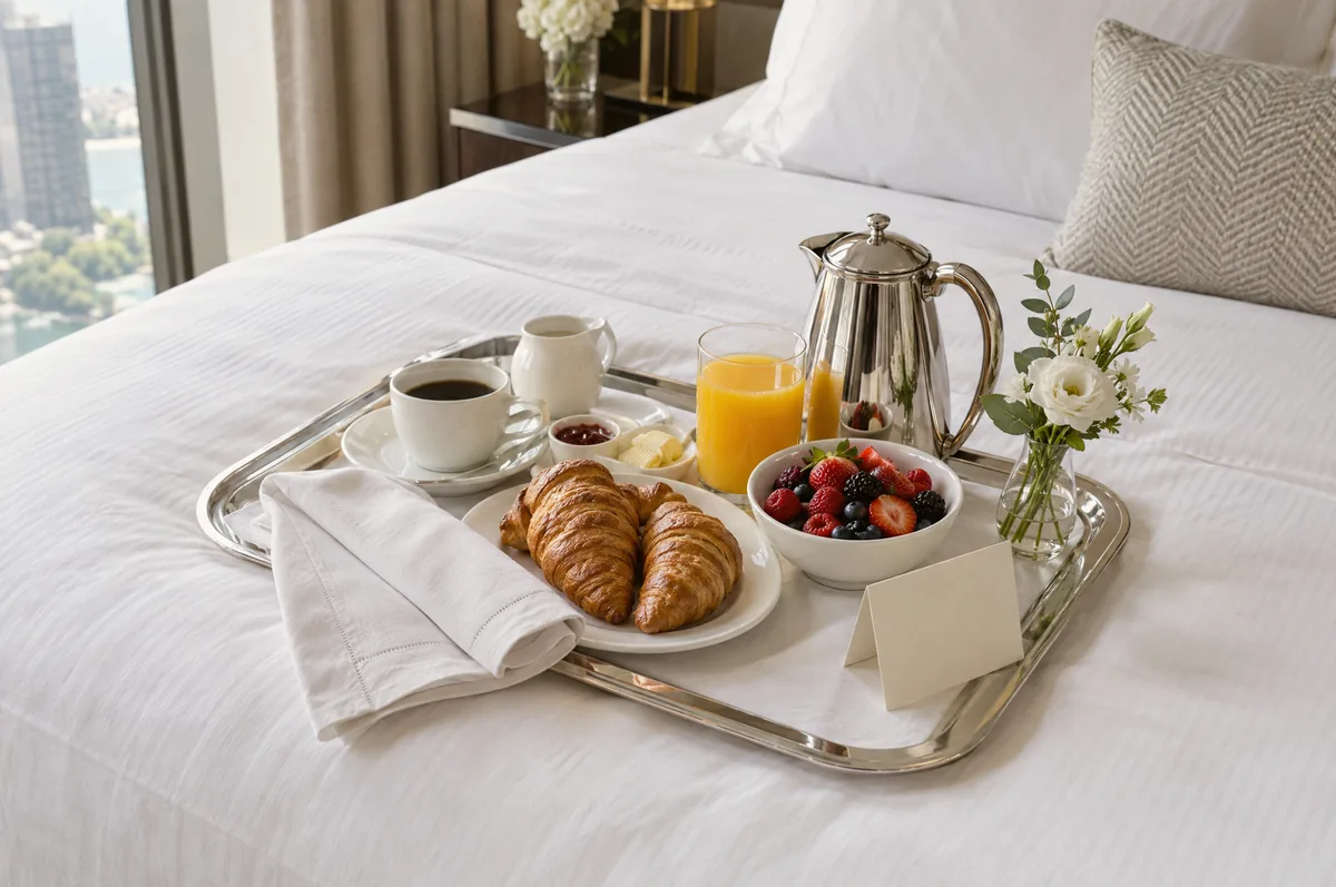 Frühstück auf dem Zimmer